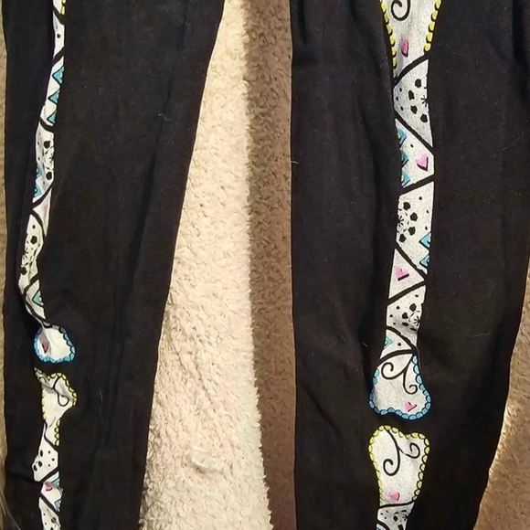 Day of the Dead Kids Costume with Multicolor Skirt Size Medium 8-10 WORN ONCE - Picture 9 of 10